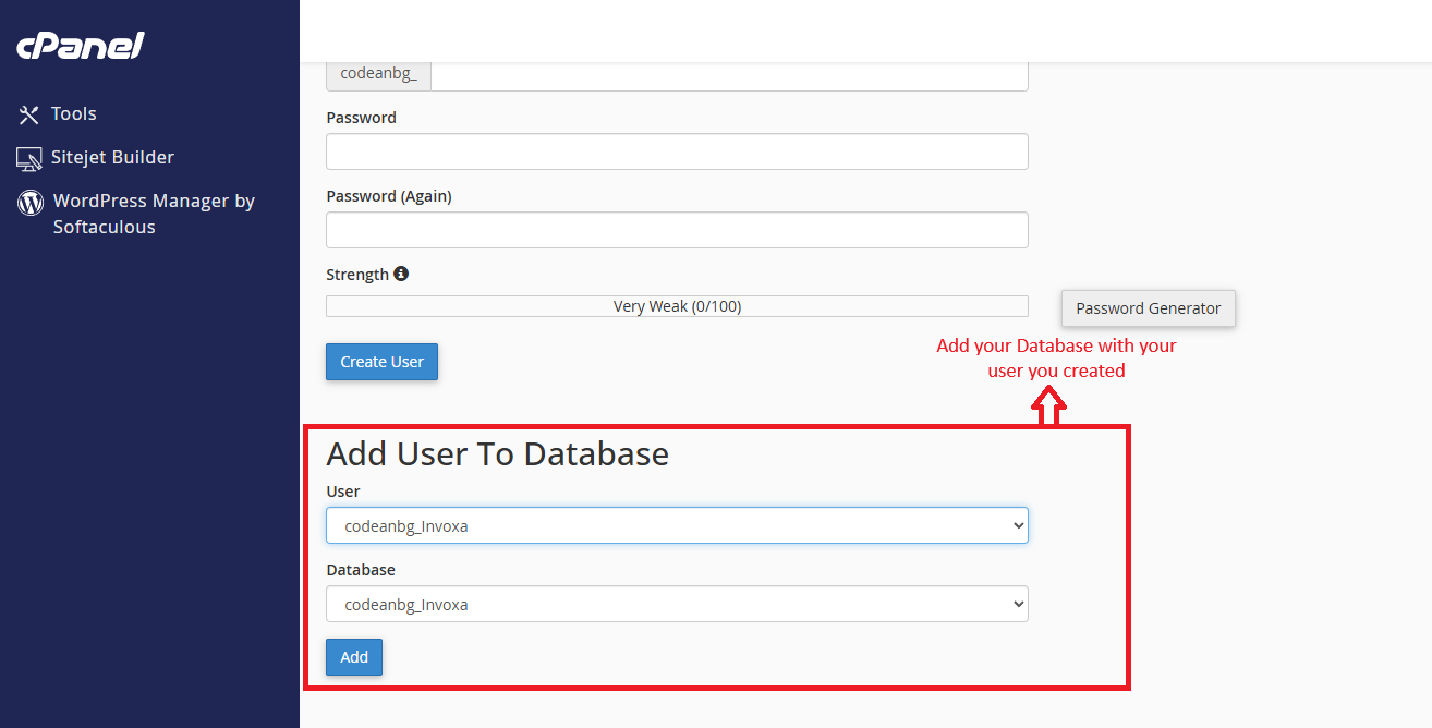 Add User to Database